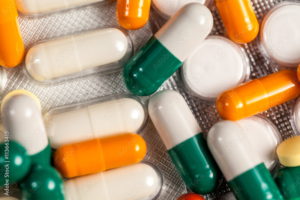 Drugs, pills and medication on table in close up photo. Healthcare treatment
Drugs, pills and medication on table in close up photo. Healthcare treatment