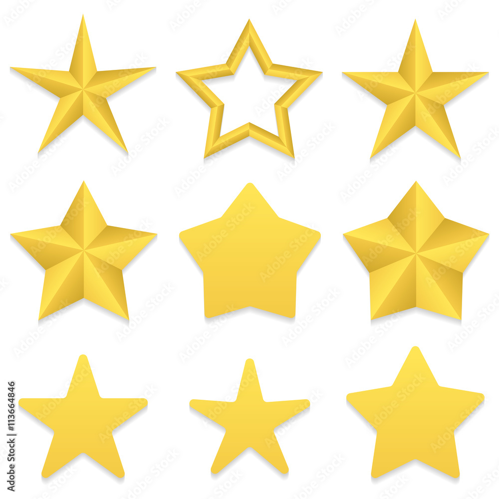 Five point stars collection Five point stars collection
