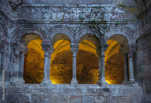 Monastery of Santo Estevo de Ribas de Sil in Galicia, Spain