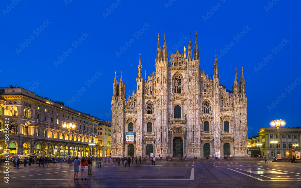 Milan cathedral, Duomo di Milano, Lombardy landmark, Italy
