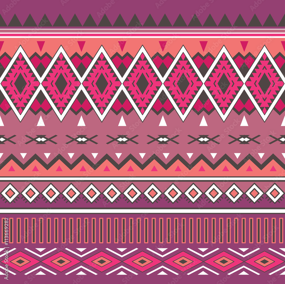 Tribal boho seamless pattern. Ethnic geometric ornament. Tribal boho seamless pattern. Ethnic geometric ornament.