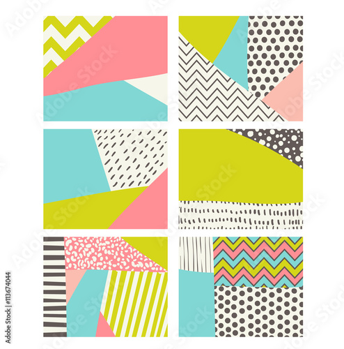 Digital patterns, scrapbook set