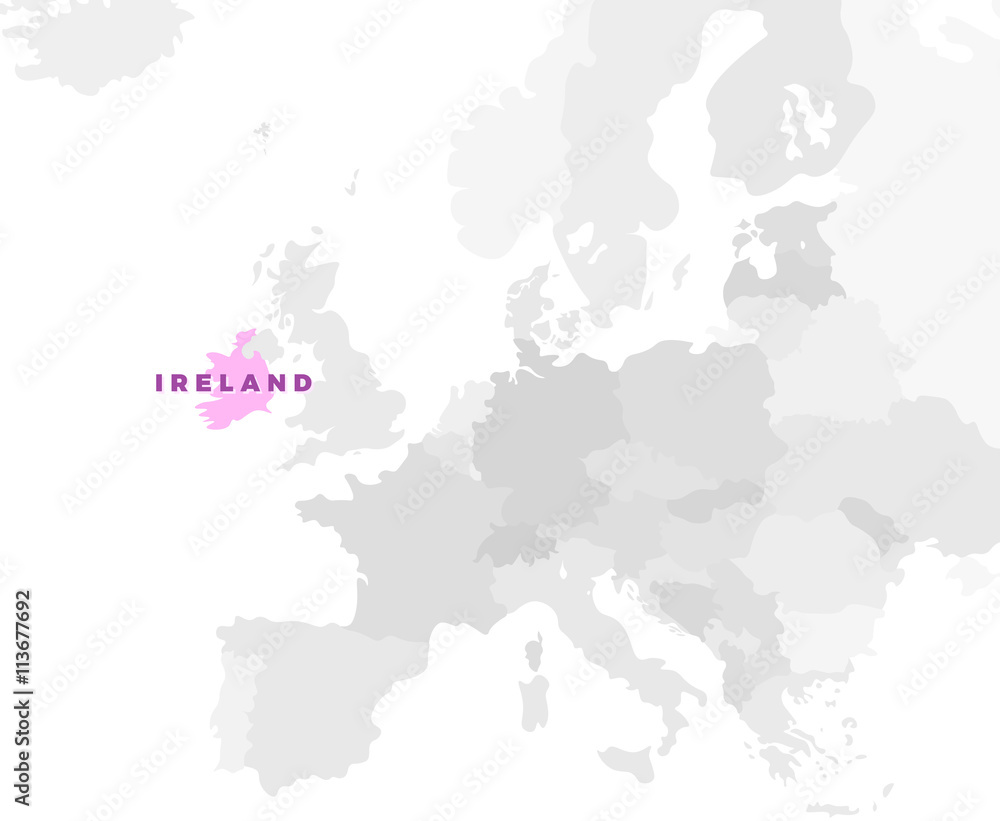 Ireland Location Map