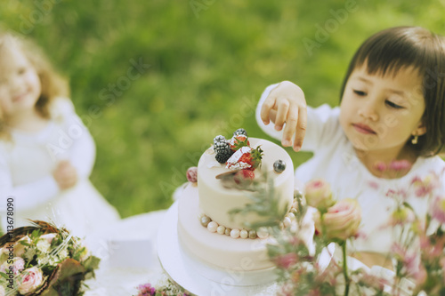 wedding cake nibble cake