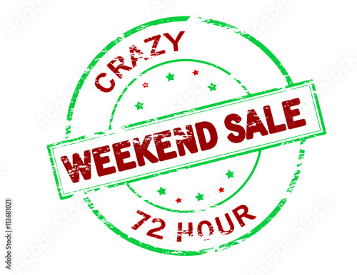 Crazy weekend sale