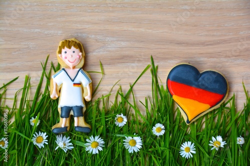 Grußkarte - Fußball - Deuts...