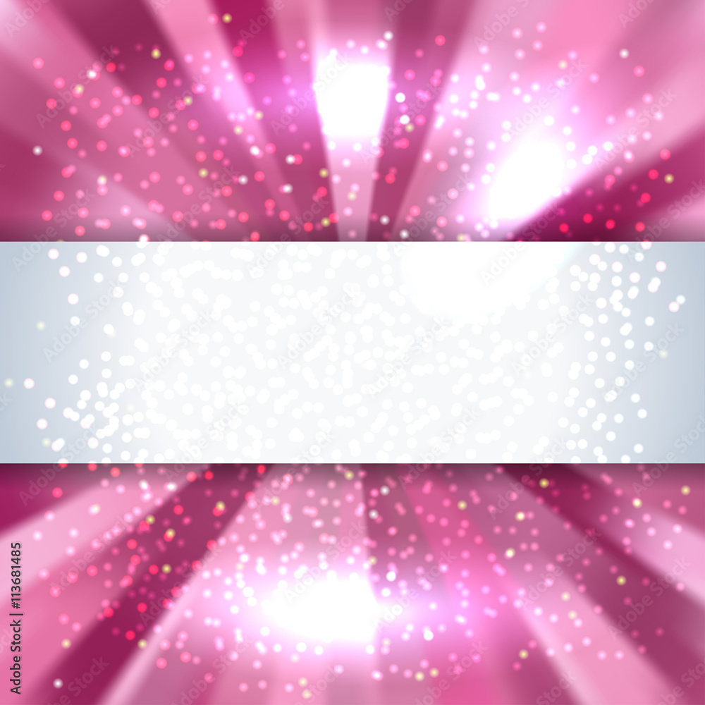 abstract pink waves background with place for text