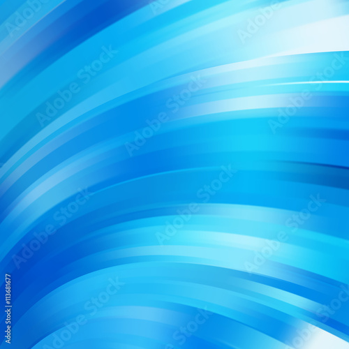 Colorful smooth light lines background  Blue  white colors.