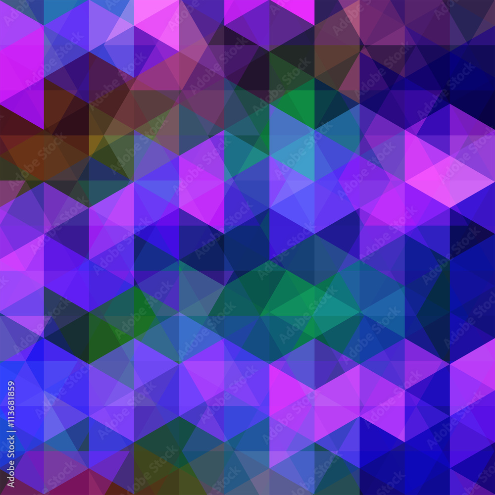 abstract background consisting of blue, pink, green triangles abstract background consisting of blue, pink, green triangles