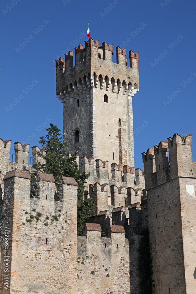 the medieval castle of Sirmione