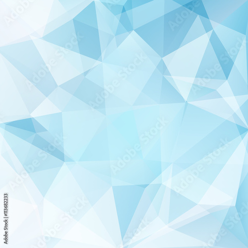 Fototapeta Naklejka Na Ścianę i Meble -  abstract background consisting of blue triangles