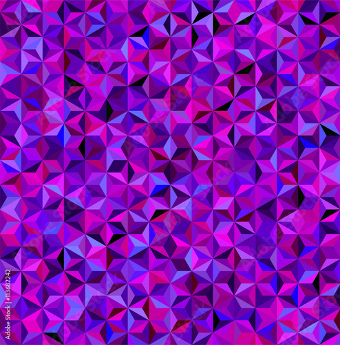 abstract background consisting of small pink, blue triangles