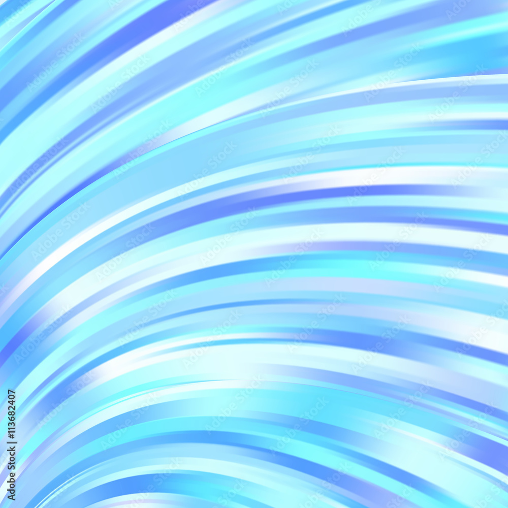 Obraz premium Smooth light blue lines background