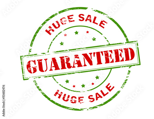 Huge sale guaranteed