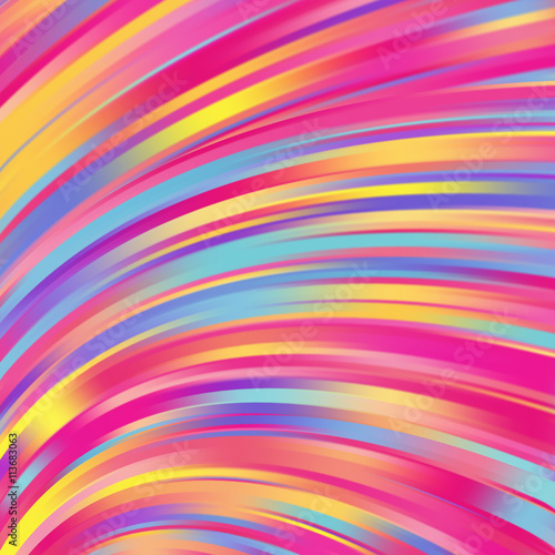 Colorful smooth light lines background. Prism, rainbow colors. 