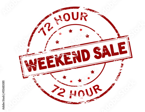 Weekend sale