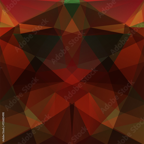 abstract background consisting of dark brown triangles. 