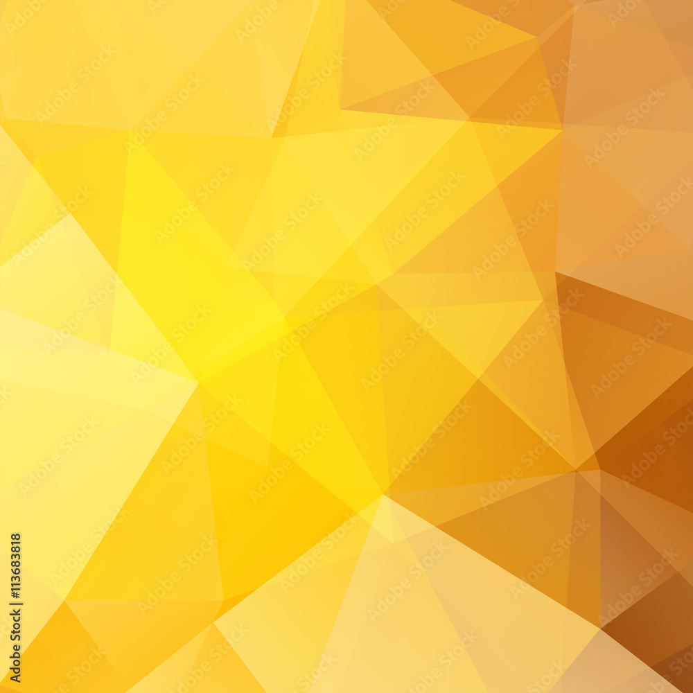 abstract background consisting of yellow, brown triangles abstract background consisting of yellow, brown triangles