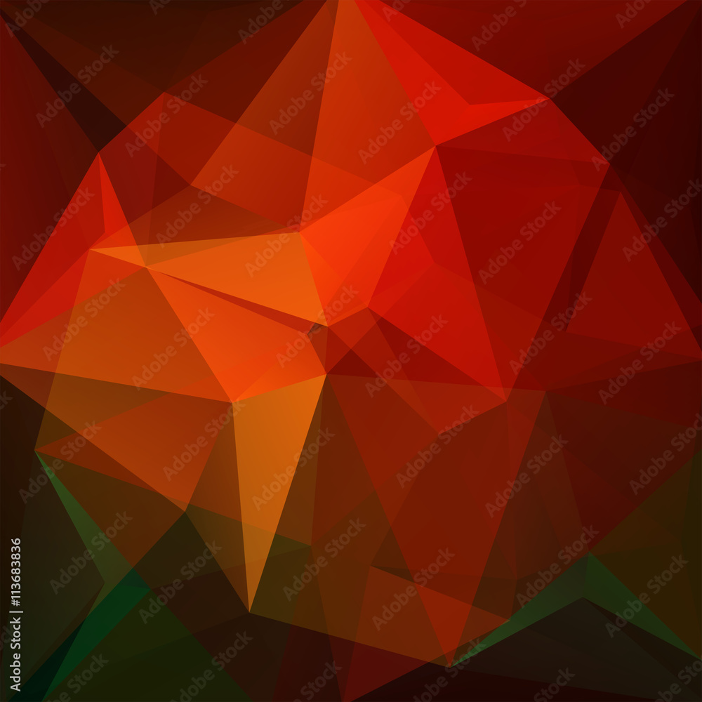 abstract background consisting of autumn-colored triangles abstract background consisting of autumn-colored triangles