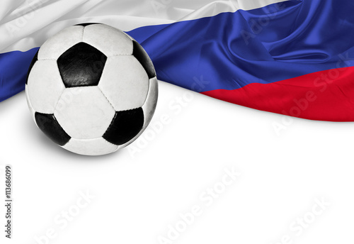 Banner Fu  ball Russland