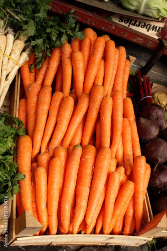 Carrots on market