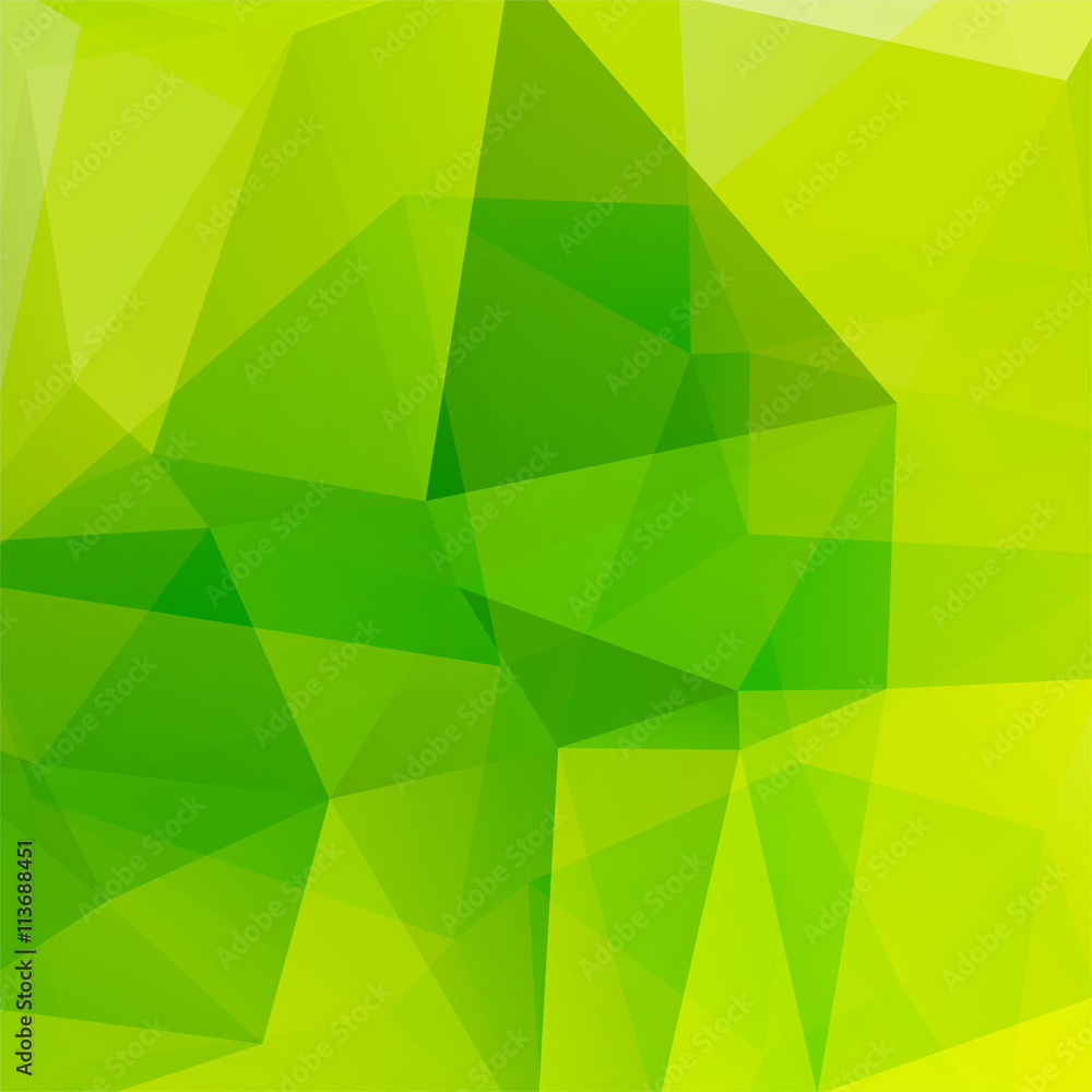 Fototapeta premium abstract background consisting of green triangles