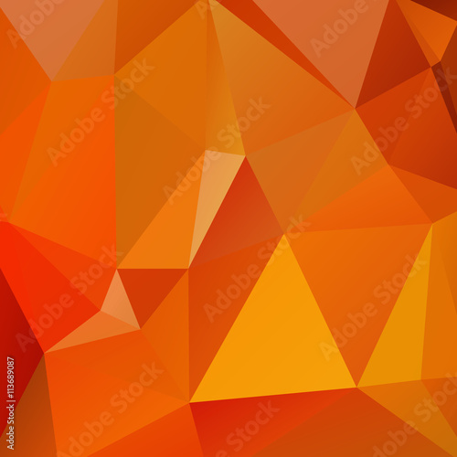 abstract background consisting of yellow  orange triangles