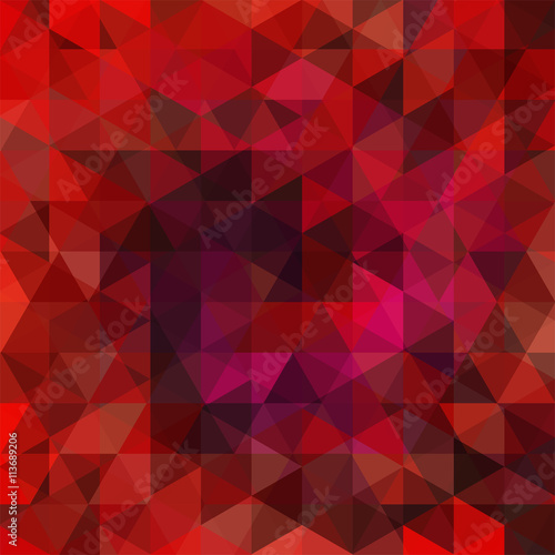 abstract background consisting of dark red triangles