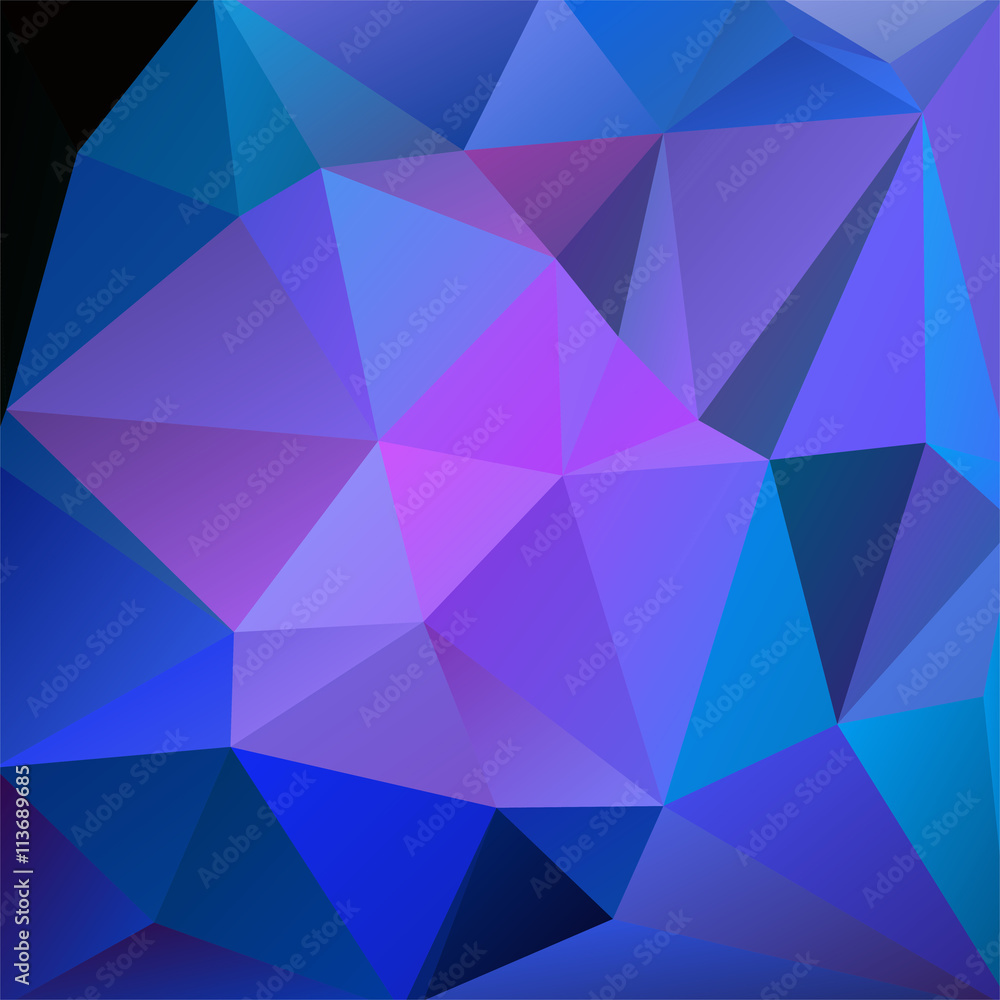 Obraz premium abstract background consisting of pink, blue triangles