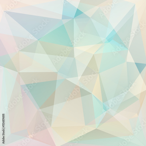 abstract background consisting of beige, light green triangles