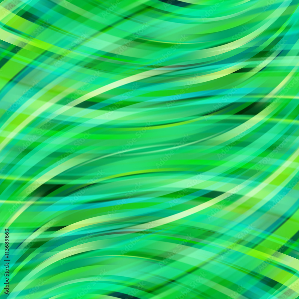 Obraz premium Abstract glowing green background. Green colors.