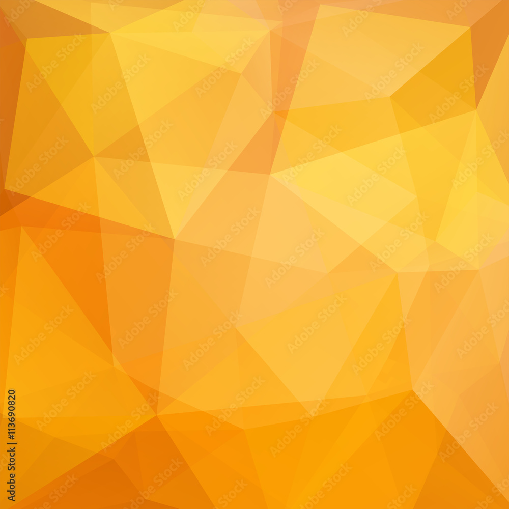 abstract background consisting of yellow triangles abstract background consisting of yellow triangles