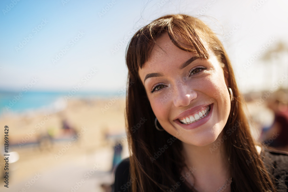 Grinning girl Grinning girl