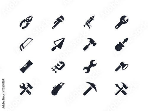 Work tools icons. Lyra series