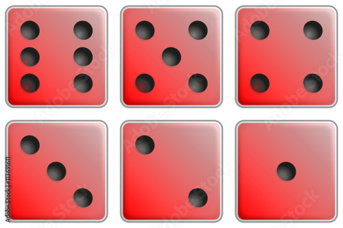 Dés rouge
