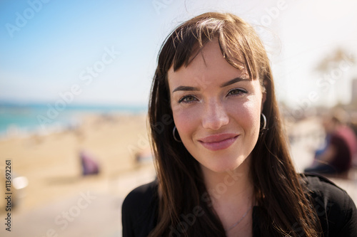 Pretty girl on the beach