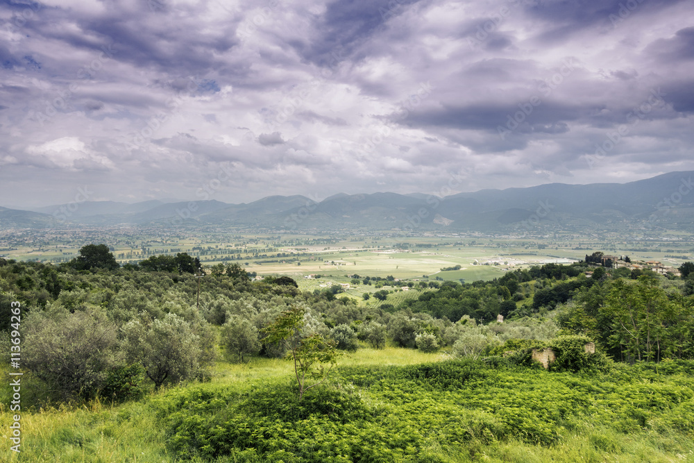 Landscape in Italy Marche