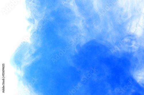 Blue water vapor