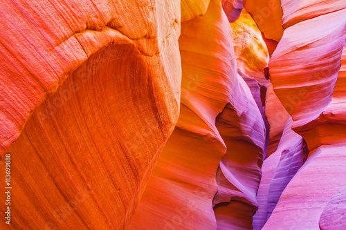 Fantastic canyon Antelope in the Navajo reservation