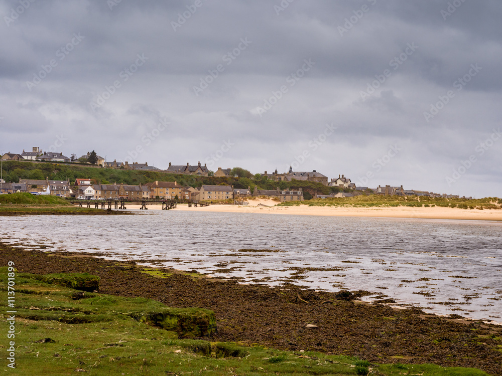 The coast and beach at Lossiemouth, Morray Firth, Scotland, UK,