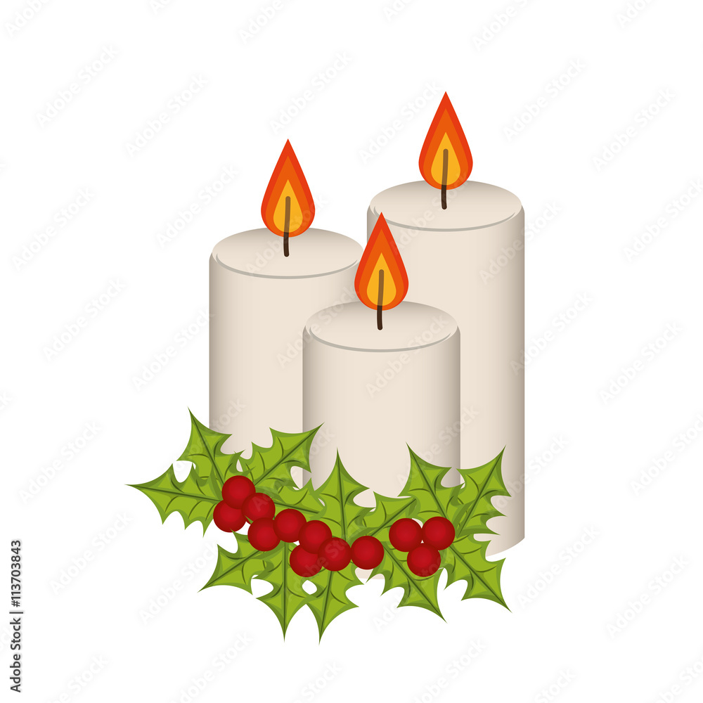 Christmas design. Decoration icon. Flat and isolated illustratio Christmas design. Decoration icon. Flat and isolated illustratio