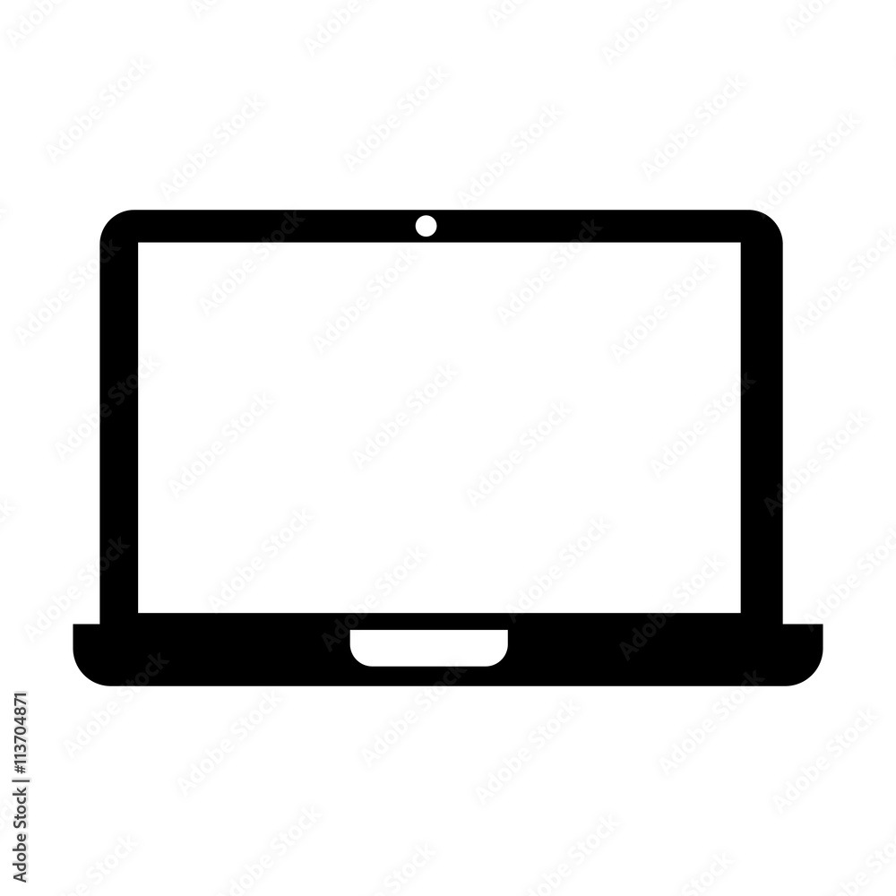 computer portable isolated icon design computer portable isolated icon design