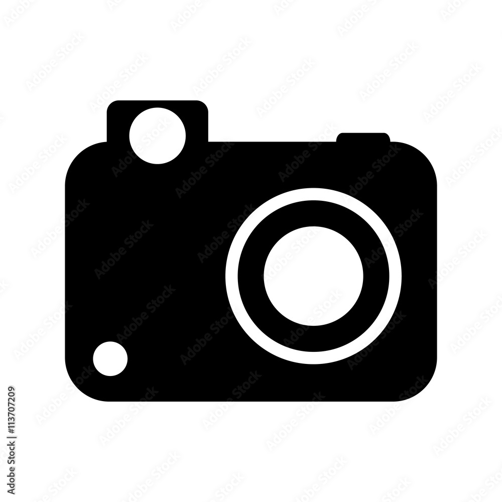 camera , Vector illustration over white background camera , Vector illustration over white background