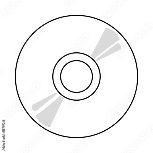 cd , Vector illustration over white background