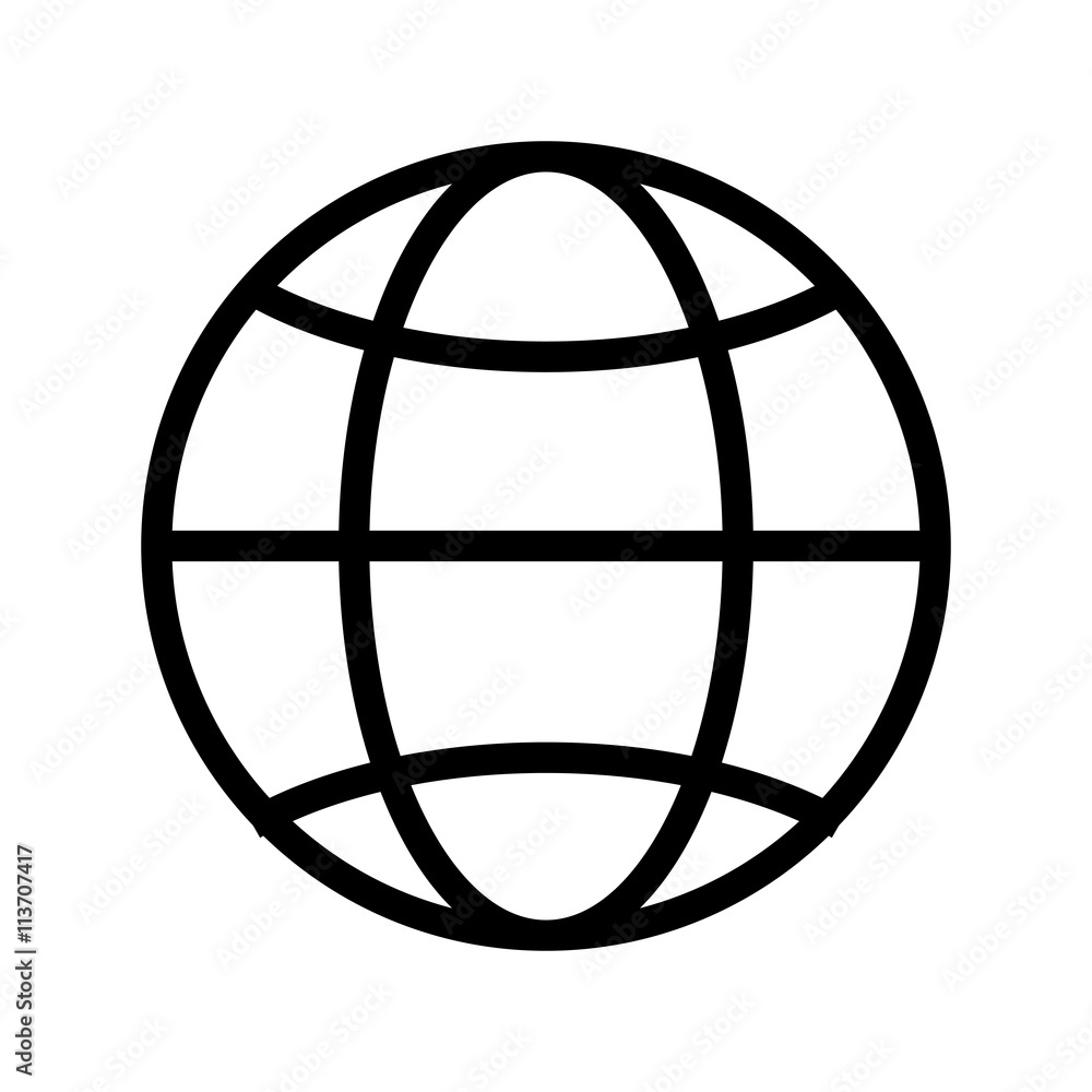 globe diagram , Vector illustration globe diagram , Vector illustration