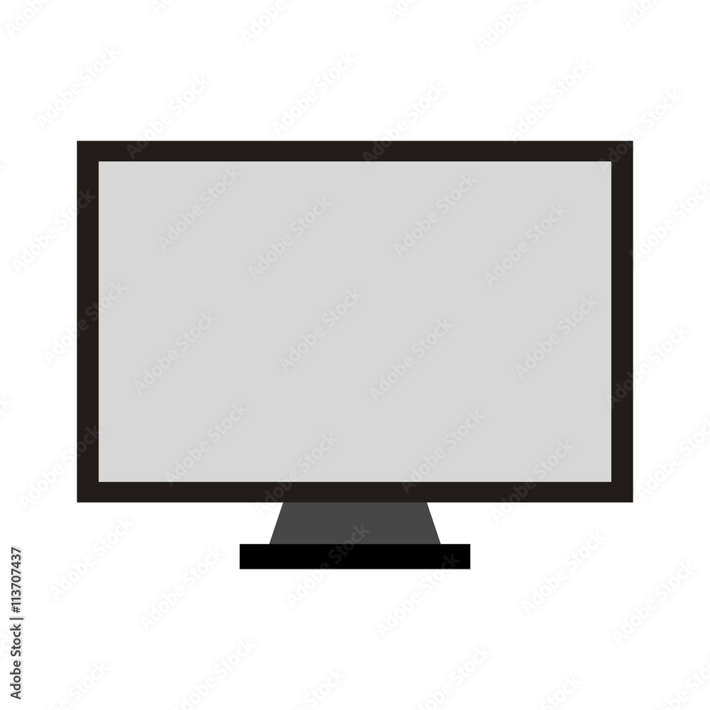 computer monitor , Vector illustration computer monitor , Vector illustration