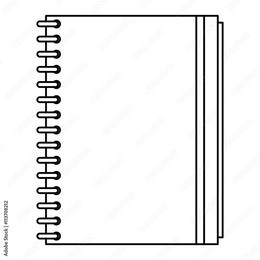 notebook , Vector illustration