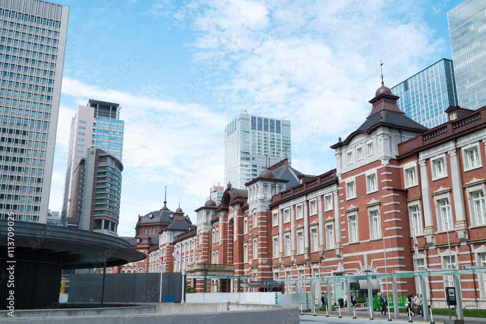 Obraz premium 東京駅・丸の内駅舎