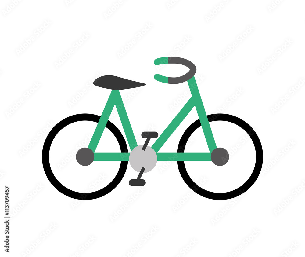 isolated bike design. Healthy lifestyle concept , vector graphic isolated bike design. Healthy lifestyle concept , vector graphic