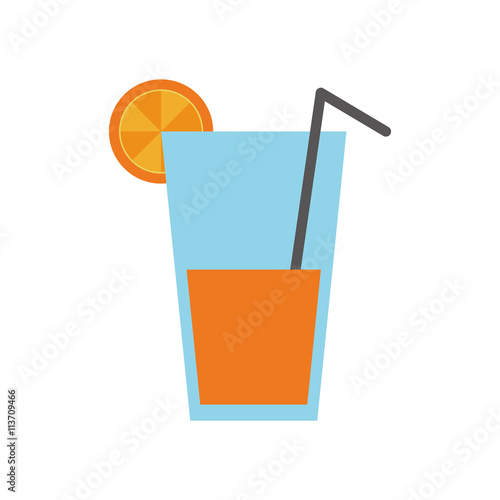 isolated juice design. Healthy lifestyle concept , vector graphi